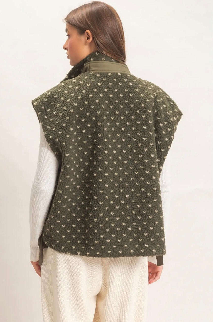 Olive Meadow Vest