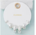 Silver Stacked Hoop Set