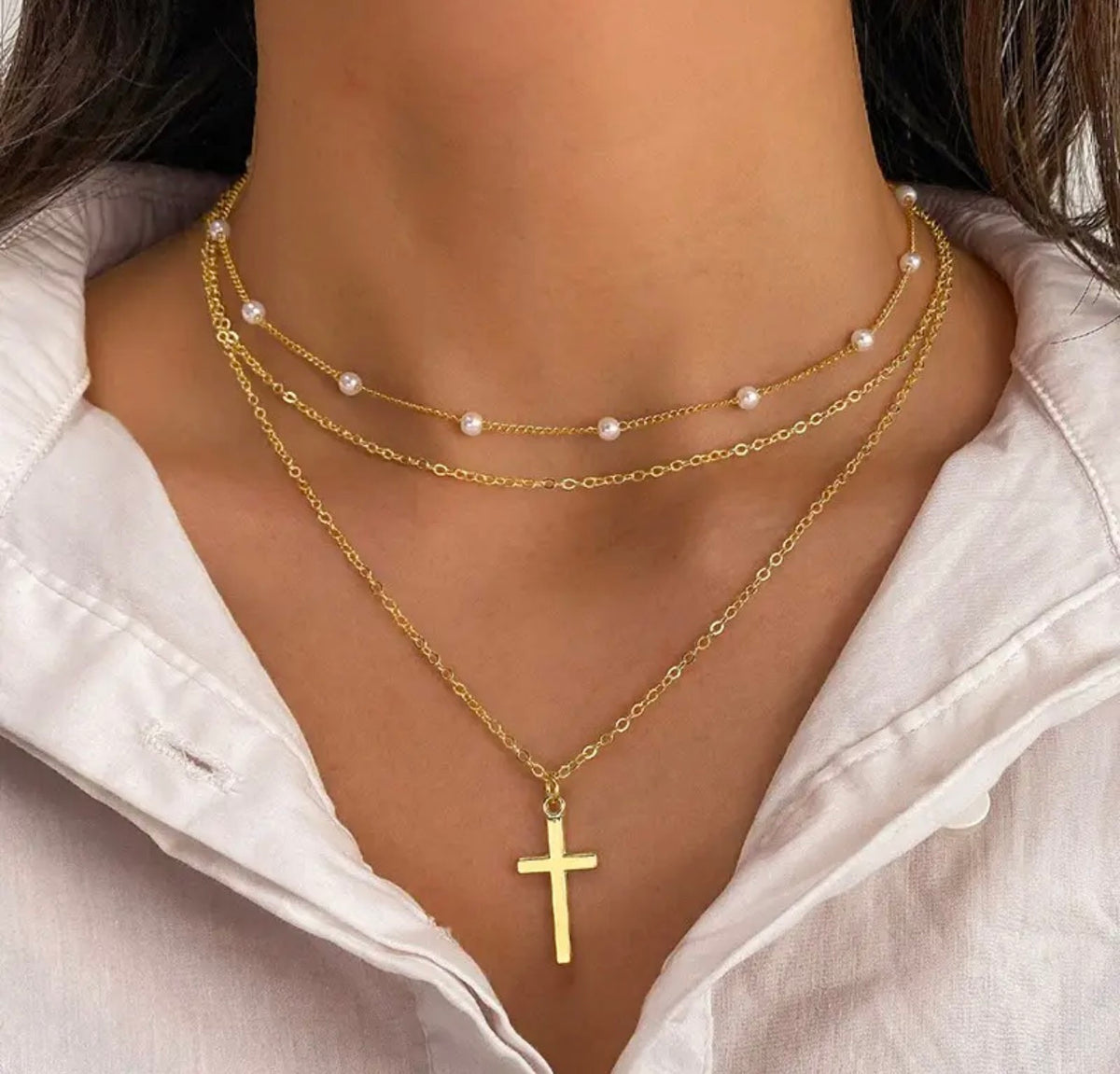 Gracefully Layered Necklace