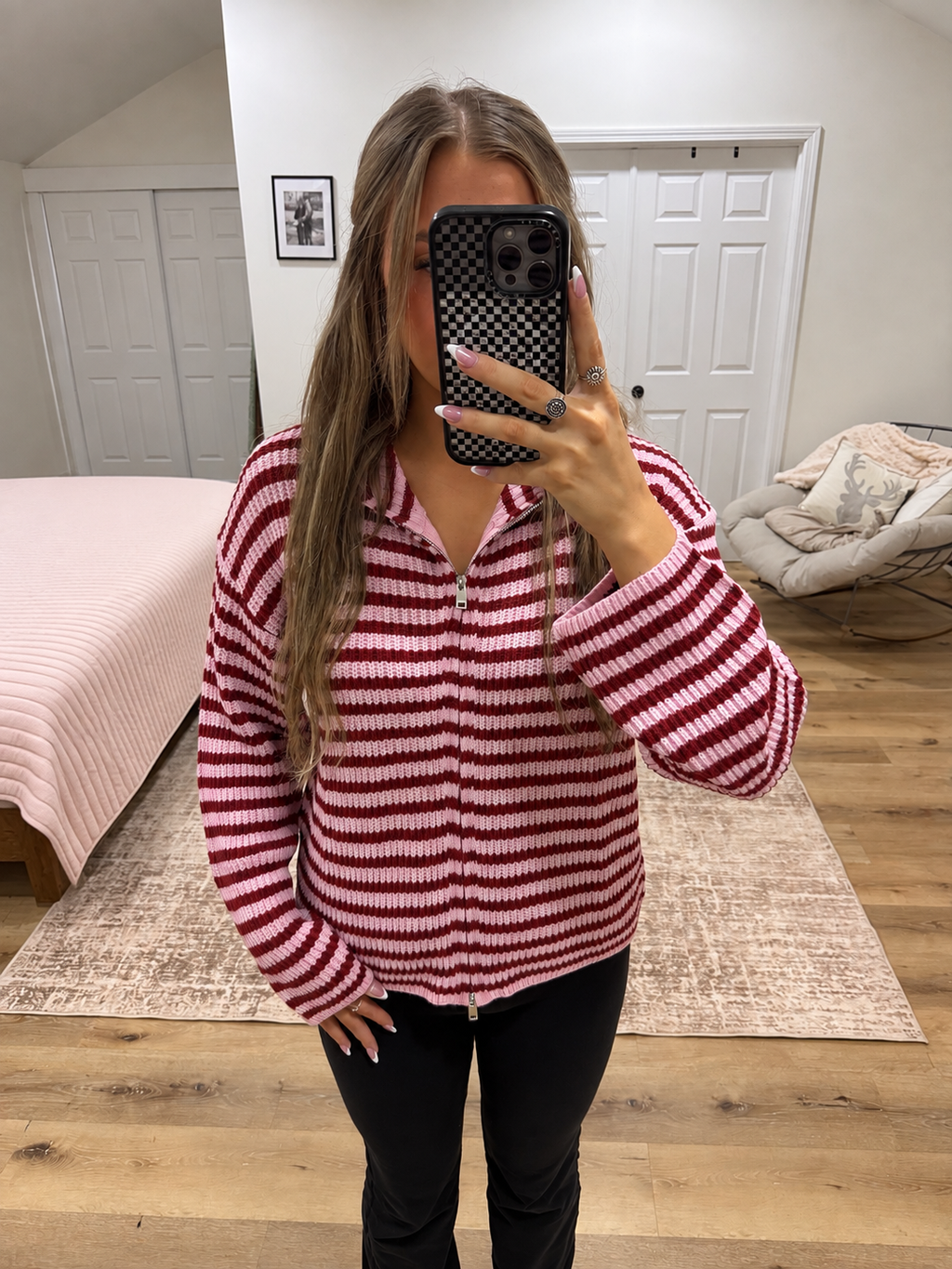 Berry Sweet Zip Up