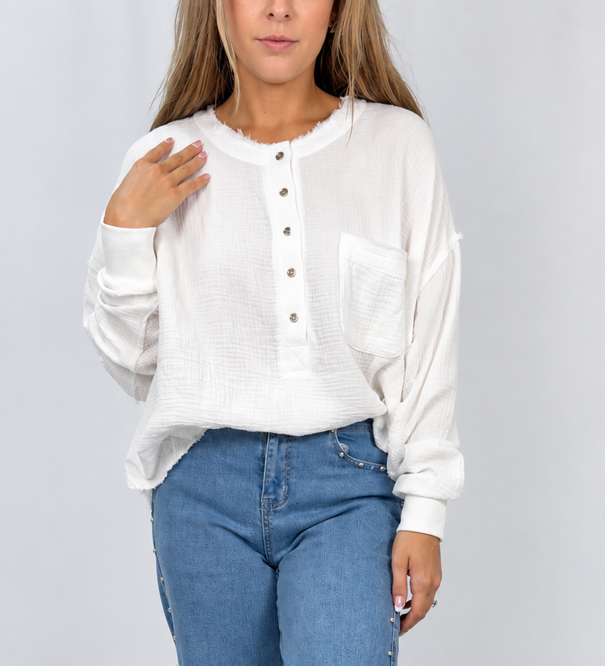Dove Henley Top