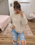 Sandstone Striped Top