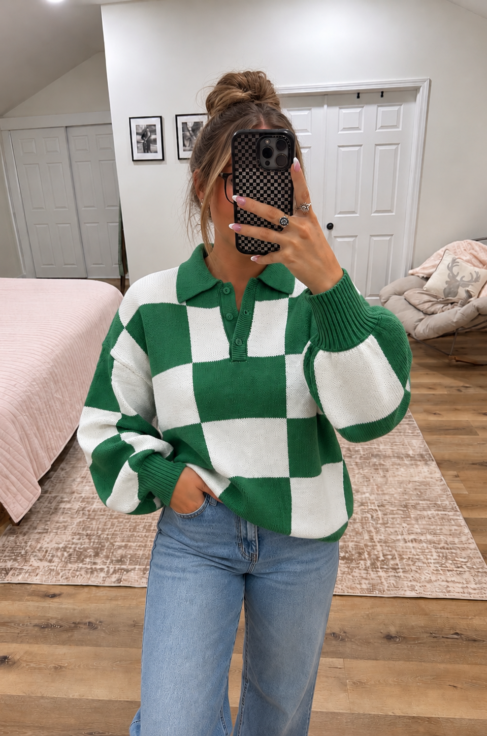 Cozy In Clover Knit Pullover